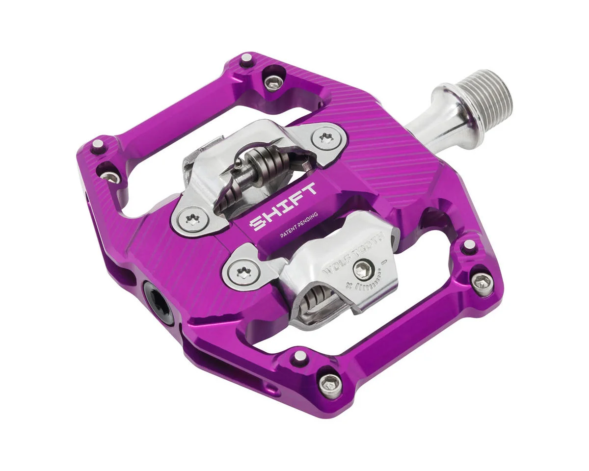 Wolf Tooth Components SHIFT Downhill Clipless Pedal (Ultraviolet Purple)